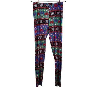 Planet Gold Juniors Holiday Christmas Leggings